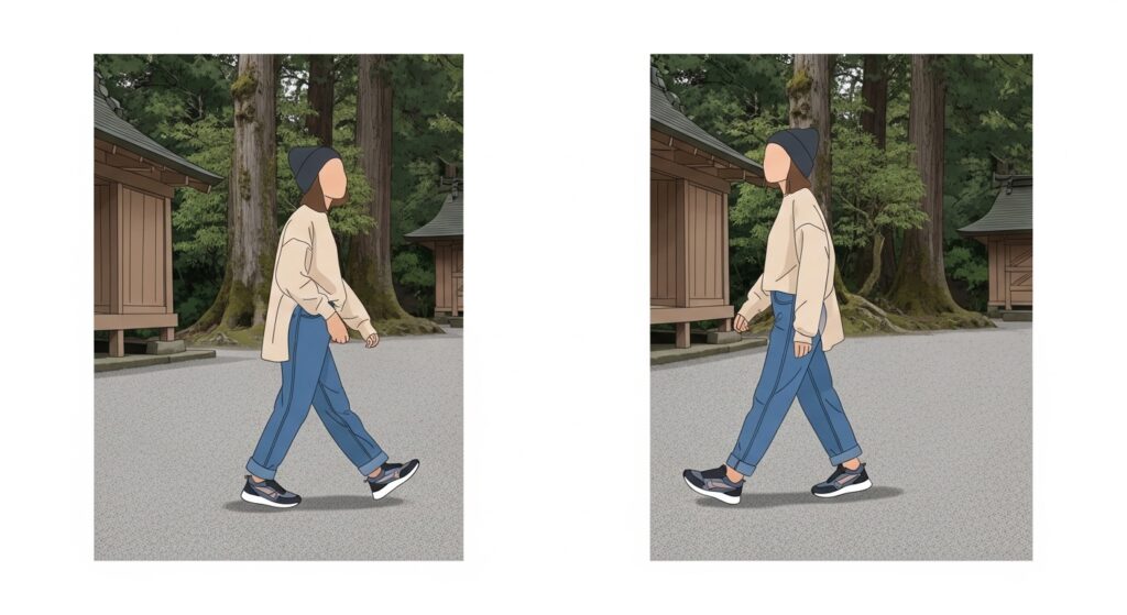 伊勢神宮 服装 ジーンズ スニーカー